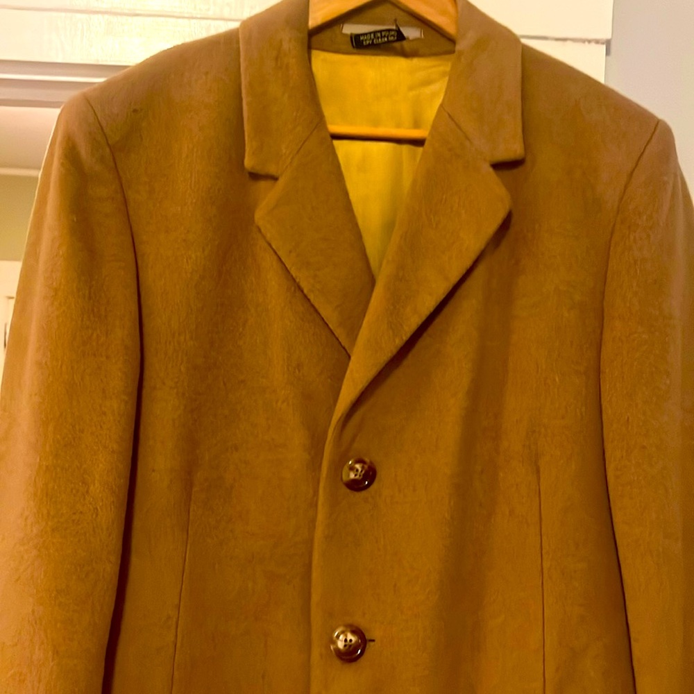 Camel hair over coat